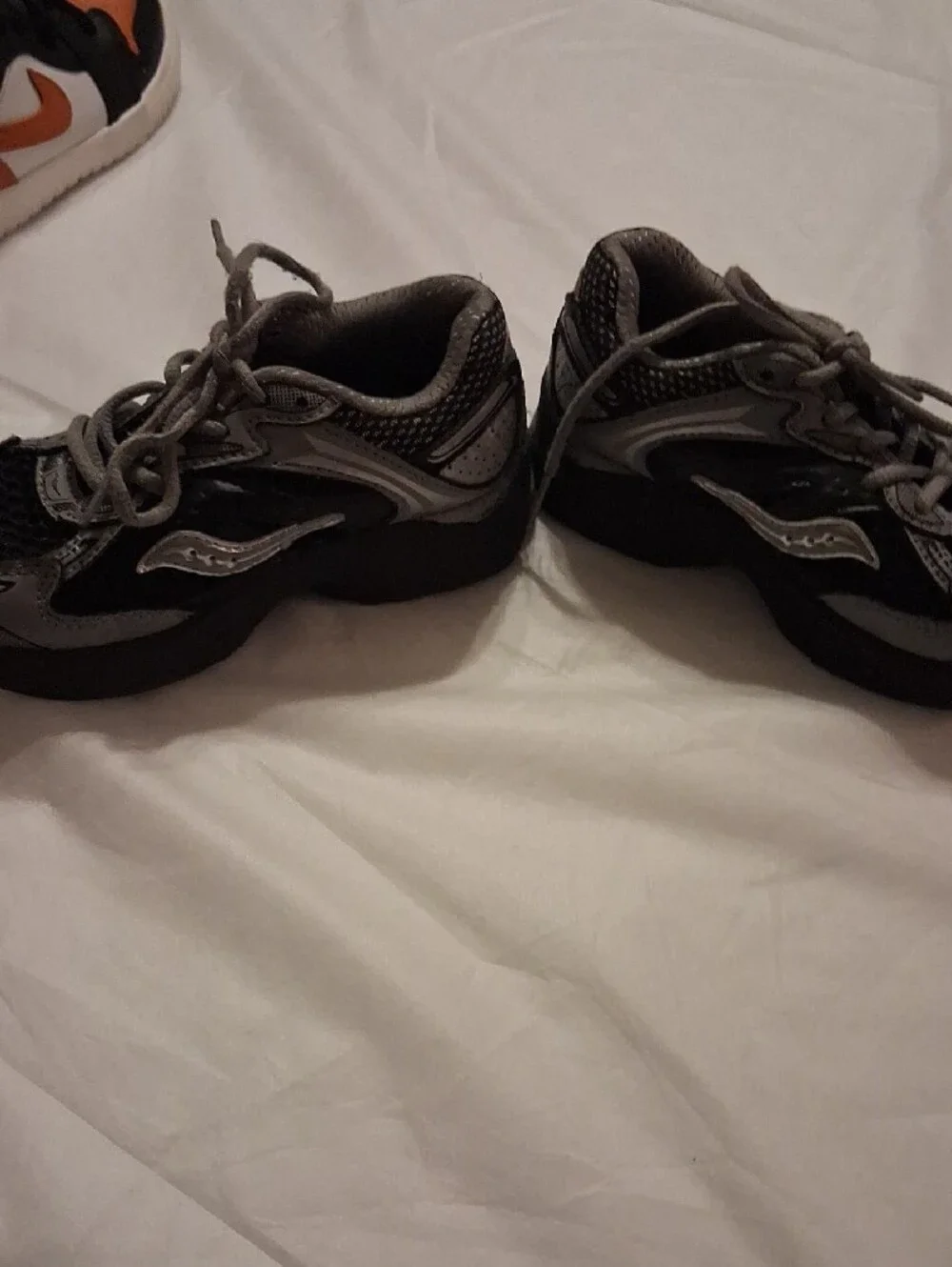 Saucony Kids Gray and Black Sneaker Trainers
